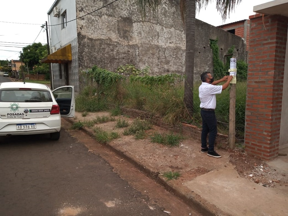 Notificaron más de 100 baldíos en infracción en Posadas