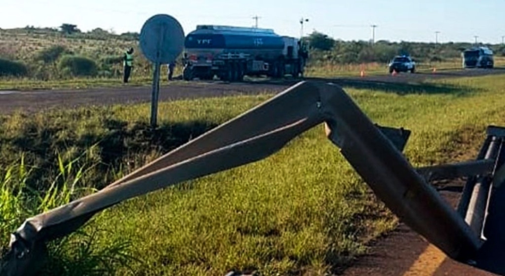 Misionero perdió el control de su camión y casi provoca una tragedia
