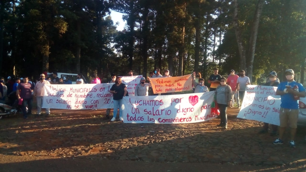 Municipales de Colonia Delicia lograron un aumento salarial del 30%