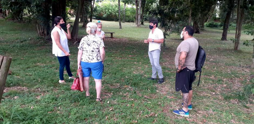 Eldorado: recuperarán el espacio verde Los Cedros en el barrio Parque