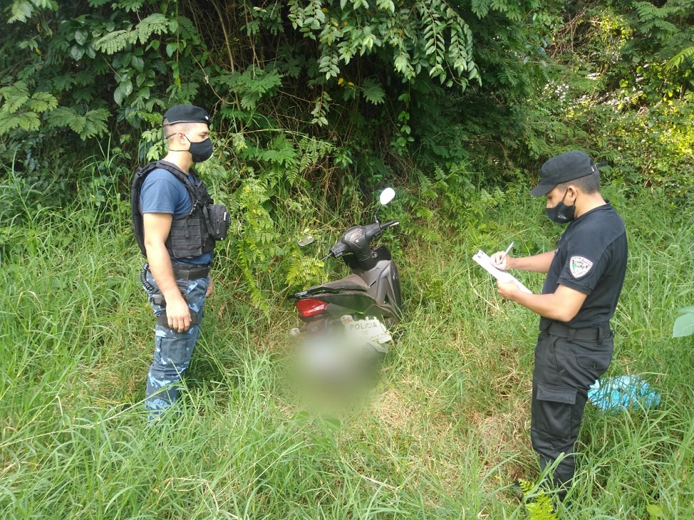 Recuperaron una motocicleta robada hace un año en Oberá