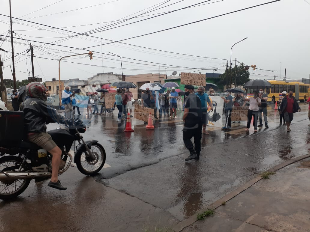 Protestan contra las fotomultas en Posadas
