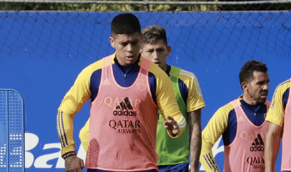Boca: Marcos Rojo recién llegó y ya tiene molestias