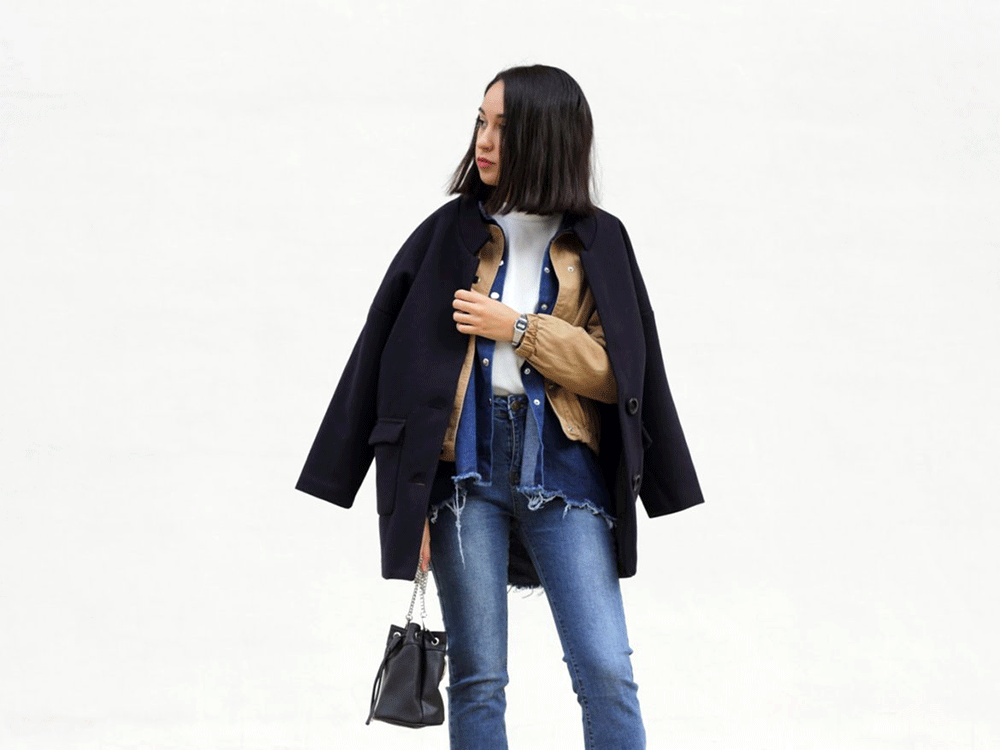 El arte de superponer prendas