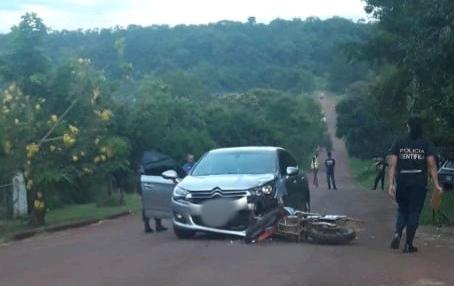 Falleció un motociclista tras chocar con un automóvil en Santa Ana