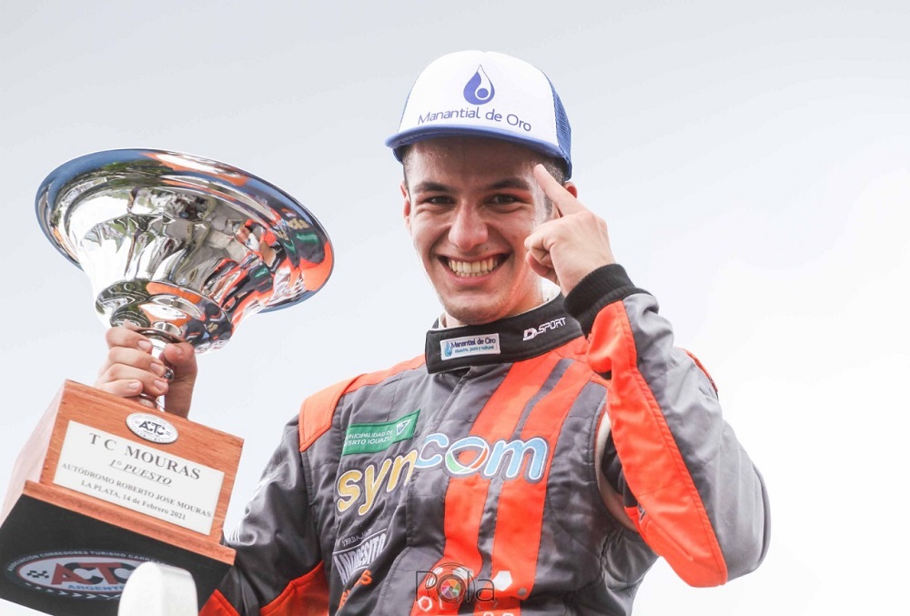 Rudito ganó su primera carrera en el TC Mouras e hizo historia para Misiones