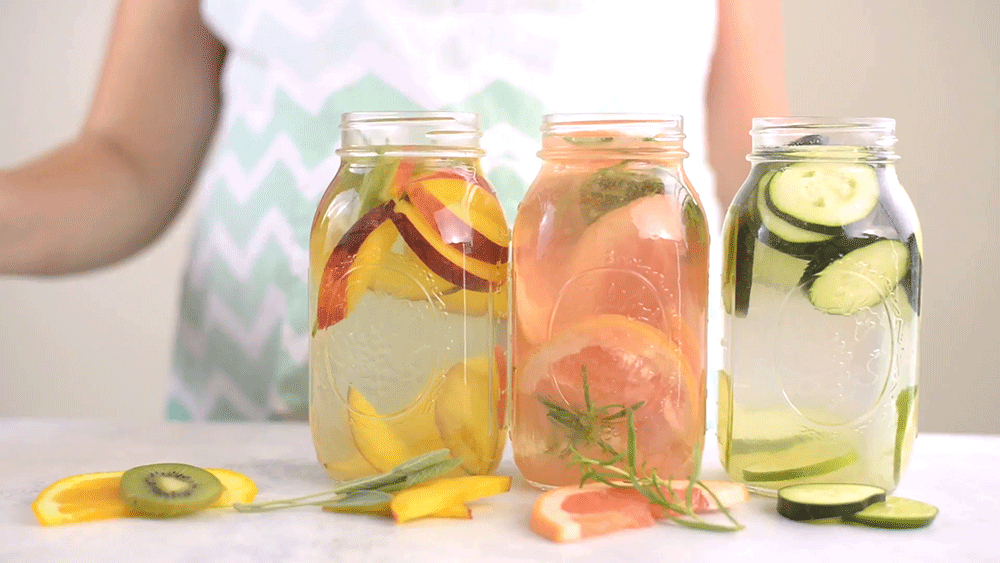 Aguas saborizadas naturales