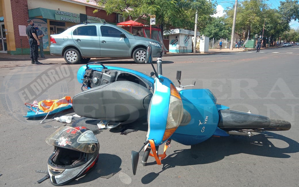 Choque frente al Madariaga