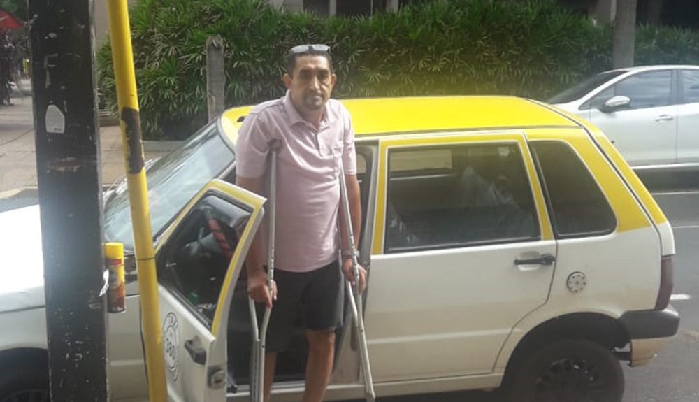 Feijoada solidaria para ayudar al taxista Orlando Martins