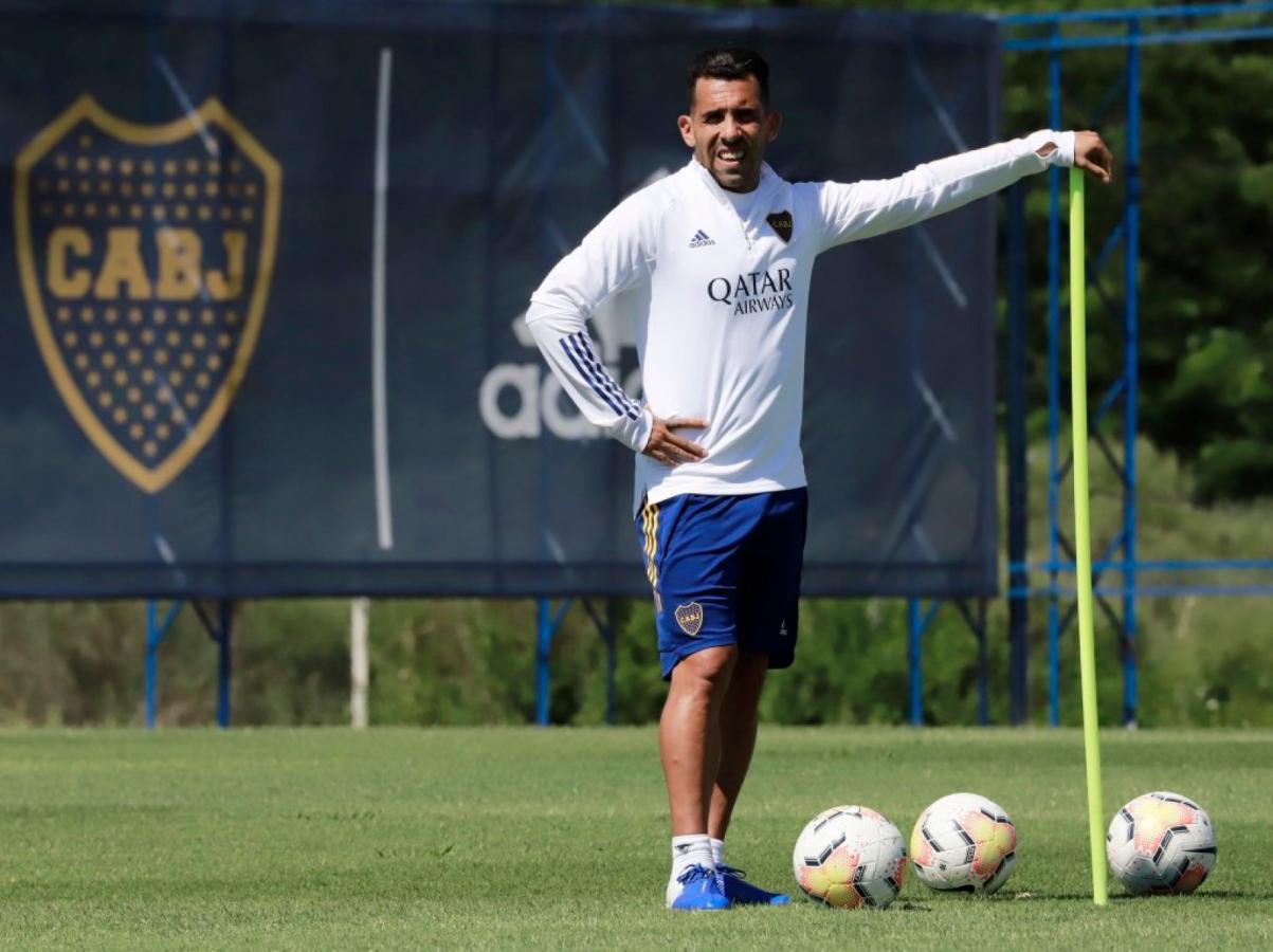 Una buena en Boca: Tevez se reincorporó a los entrenamientos
