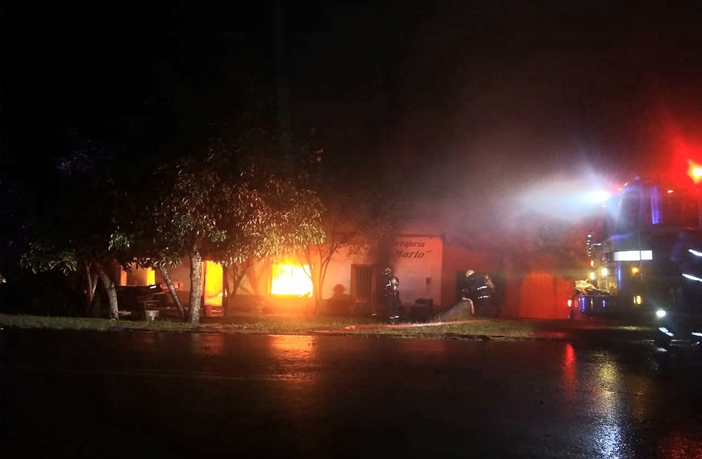 Se incendió una vivienda en Gobernador López