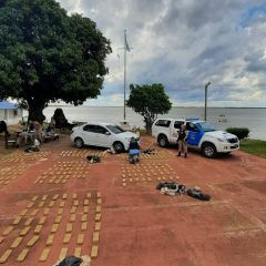 Prefectura - secuestro de marihuana en Misiones y Corrientes