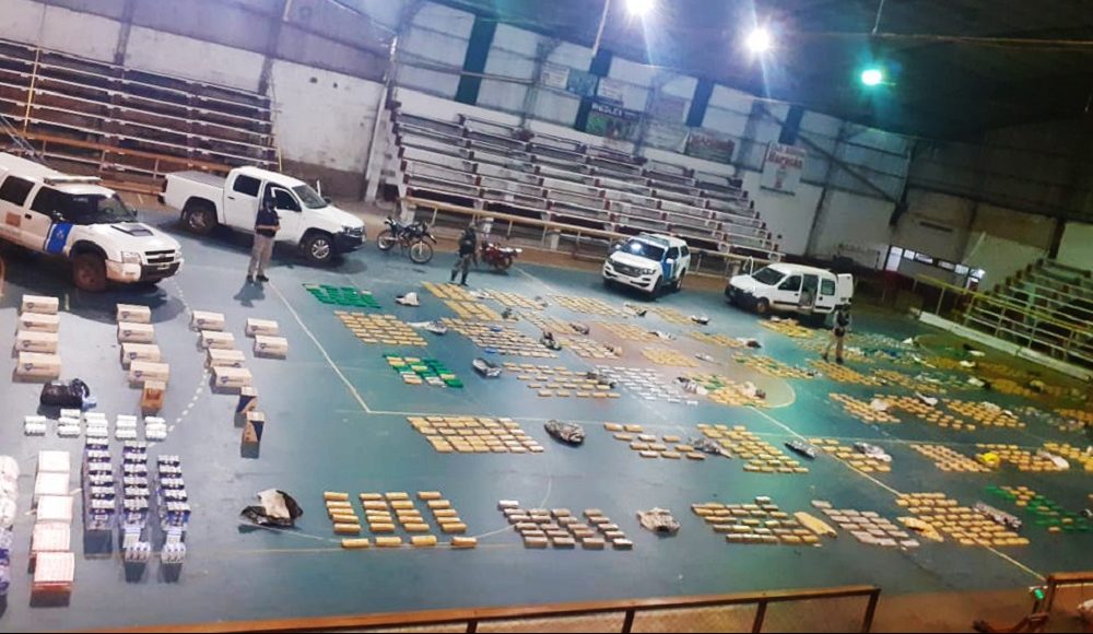 Dos detenidos y casi una tonelada de marihuana secuestrada en Misiones