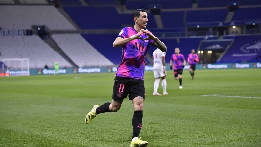 Di María marcó un golazo y PSG vuelve a ser líder