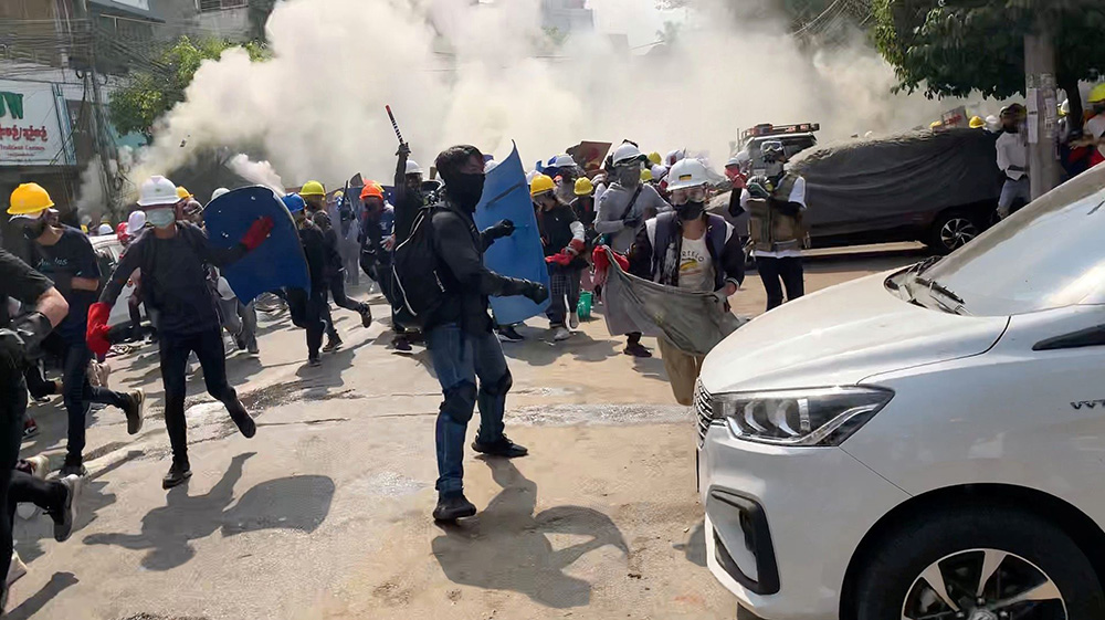 Birmania - manifestaciones