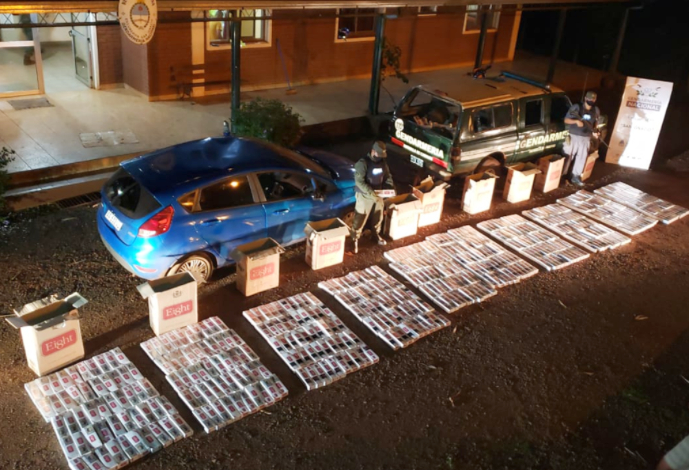 Cigarrillos, armas y vehículos secuestrados en Misiones