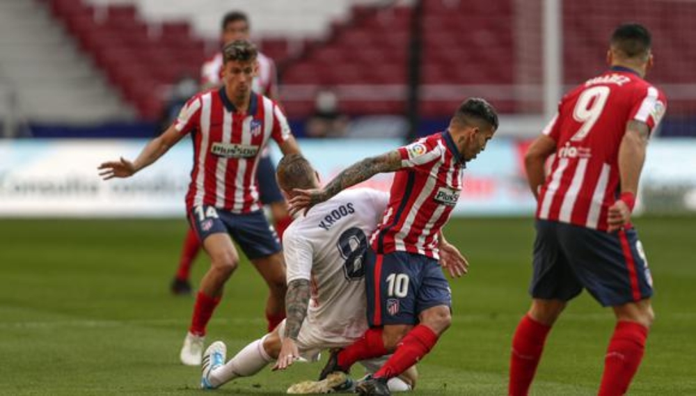 España: con gol de Benzema, Real Madrid empató ante el Atlético Madrid