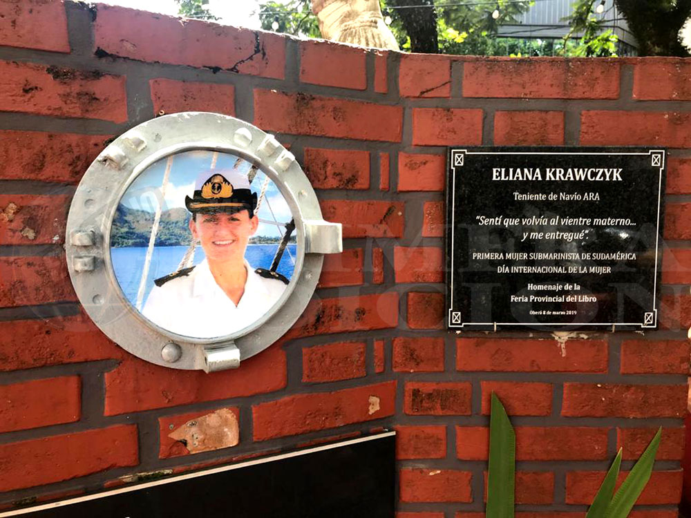 Oberá recordó el natalicio de Eliana Krawczyk