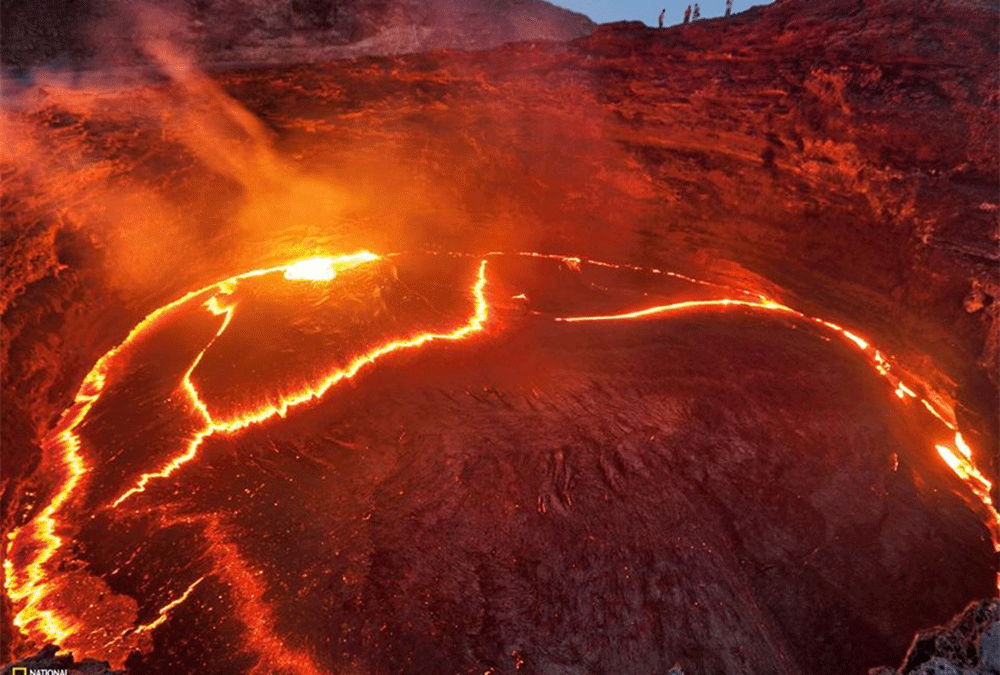 ¡De locos… en tirolesa sobre un volcán!