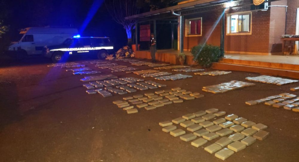 Un paraguayo cayó en Misiones con 846 kilos de marihuana