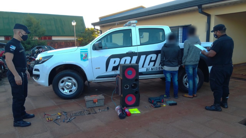 Capturaron a jóvenes involucrados en al menos tres robos