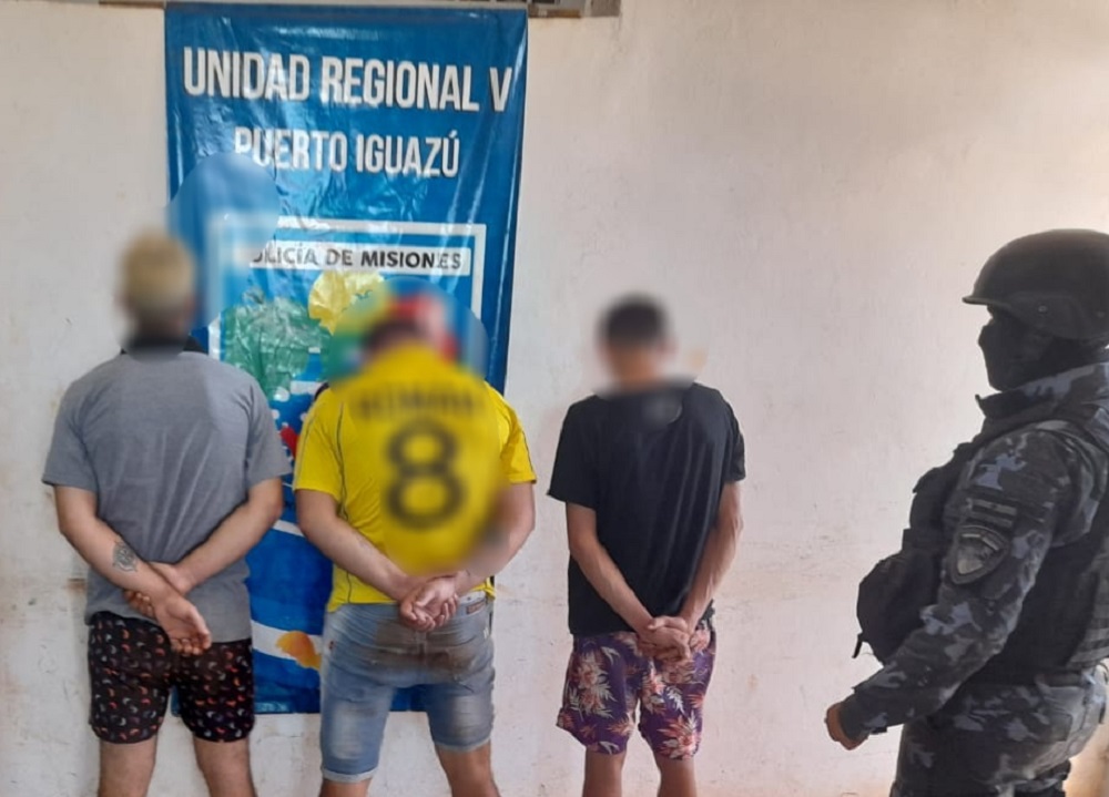 Detienen a sospechosos por robo y desbarataron un “puesto” narco