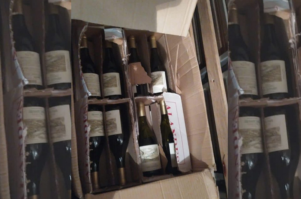 Incautaron unas 100 cajas de vino argentino en el Estado de Paraná