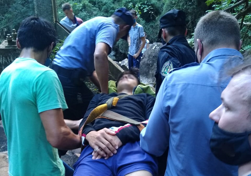 Rescataron a un turista en el Parque Salto Encantado