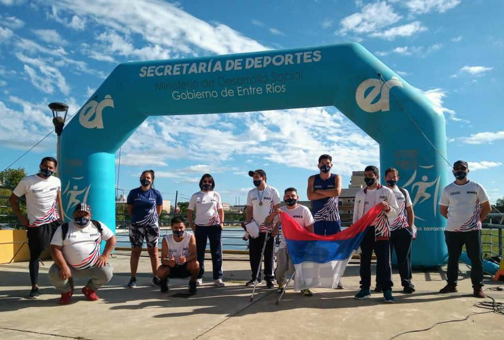 Delegación misionera - Torneo Nacional de Atletismo Adaptado
