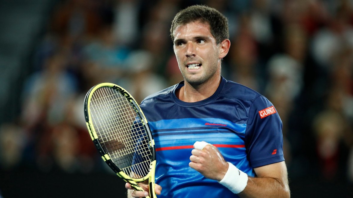 Tenis: Federico Delbonis avanzó a los octavos de final en Belgrado