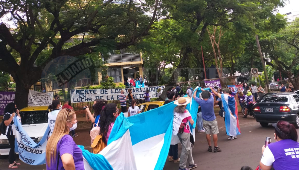 Docentes de Misiones se movilizan en un nuevo paro de 48 horas