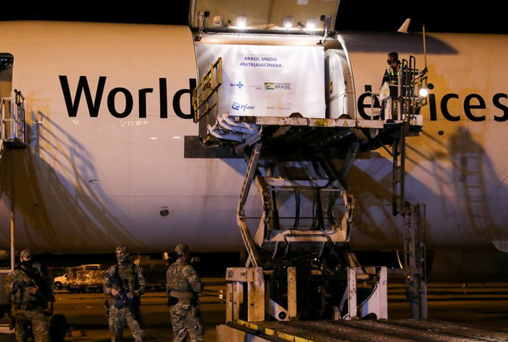Brasil - vacunas de Pfizer contra el Coronavirus
