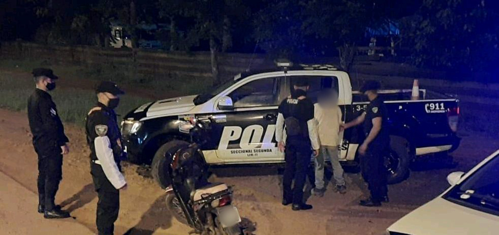 Detuvieron a tres motociclistas alcoholizados, uno gravemente herido