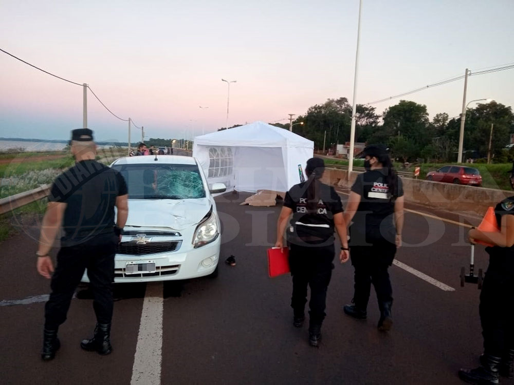 Choque fatal en el Acceso Sur de Posadas
