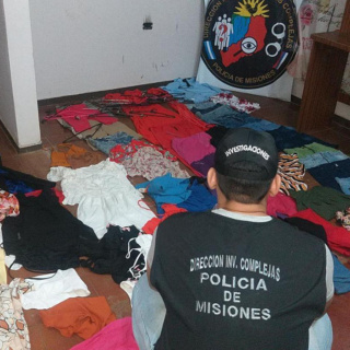 Secuestraron indumentaria robada en un local el pasado lunes