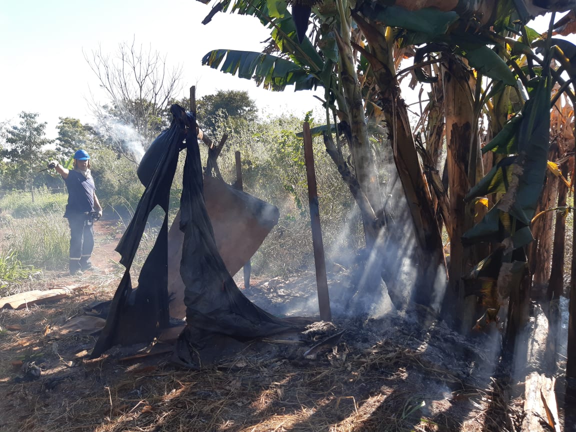 Un incendio afectó a la zona de reserva de la aldea mbya Fortín Mbororé en Iguazú
