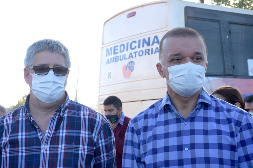 “Vengo a sumarme al trabajo que están haciendo el gobernador y el vicegobernador”