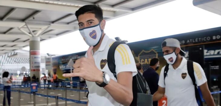 Boca: Andrada dio negativo en el hisopado y regresa a la Argentina