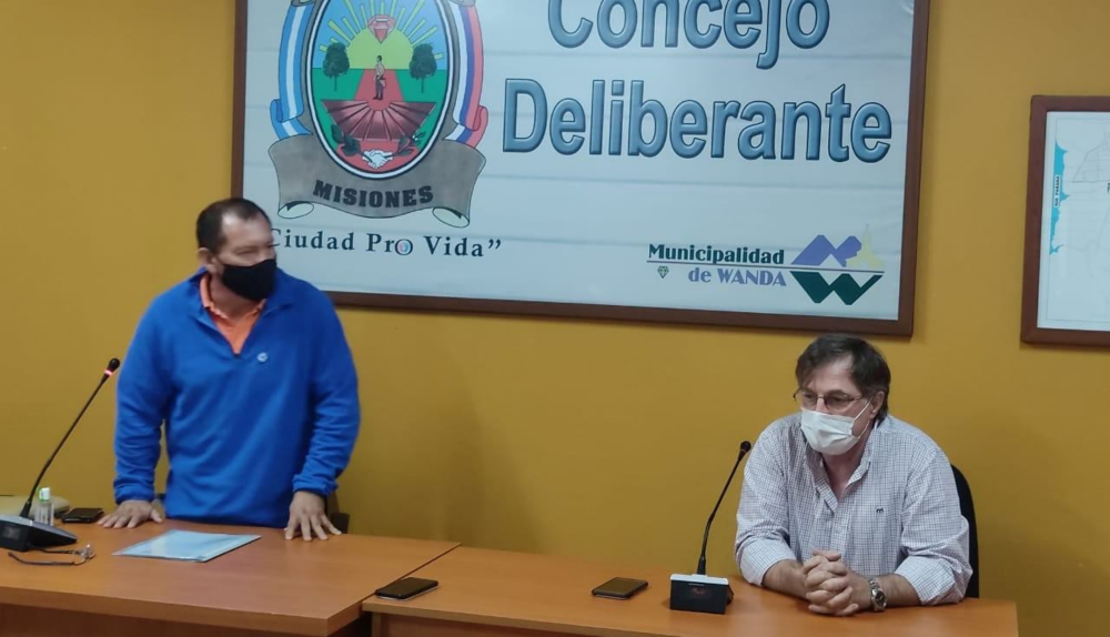 Oficializaron a Cuper como intendente interino de Wanda