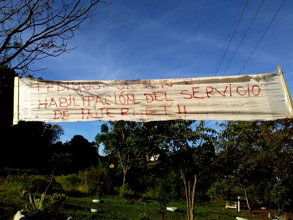 Vecinos de Puerto Piray piden la habilitación de una antena de wifi
