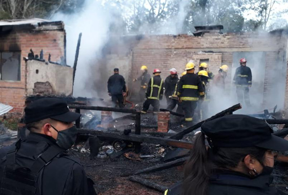 Un hombre murió luego de que se incendiara su vivienda