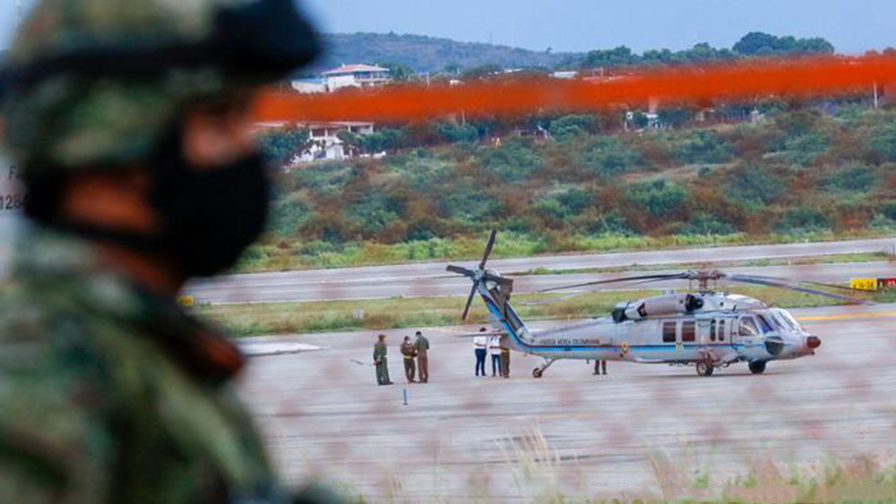 Dispararon al helicóptero en el que viajaba presidente de Colombia
