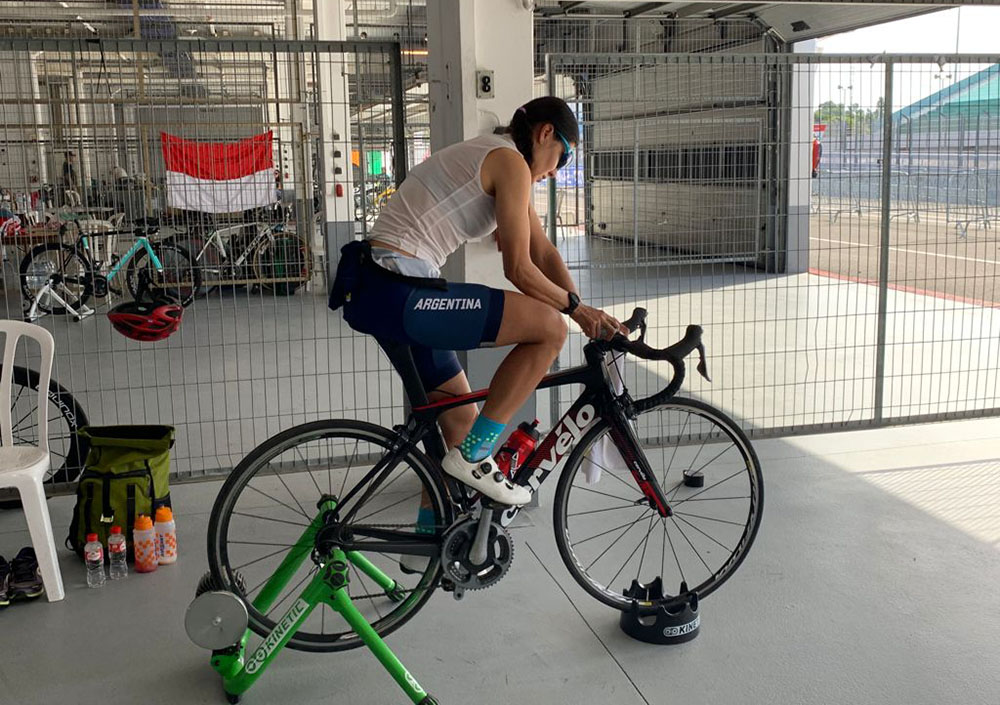 Mariela Delgado debutó en el Mundial de ruta