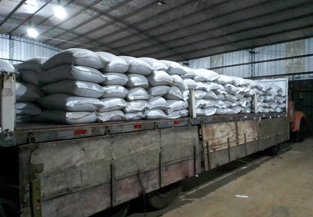 Recuperaron un camión y más de 15 mil kilos de porotos robados