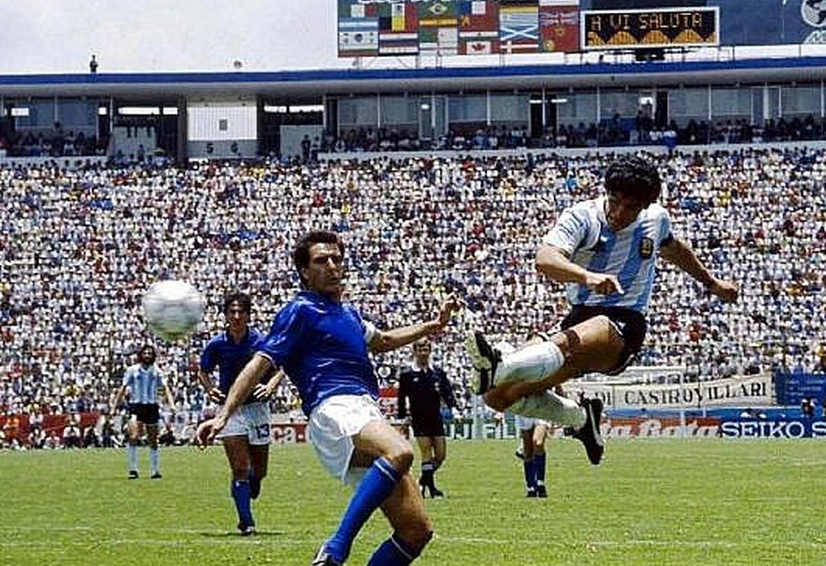 A 35 años del primer gol de Diego Maradona en el Mundial 86