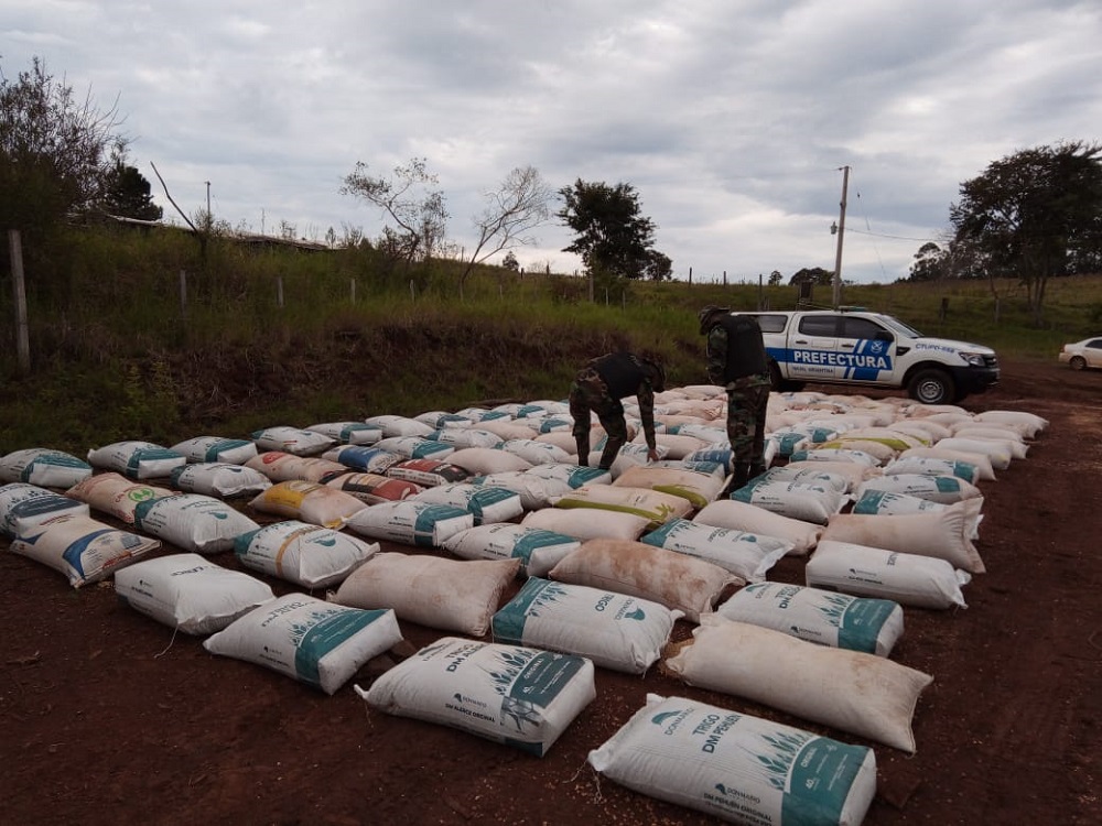 Frenan en Misiones contrabando de soja a punto de ser embarcado a Brasil