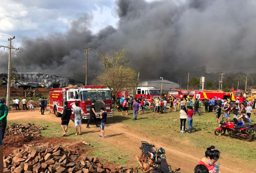 Incendio Ciudad del Este