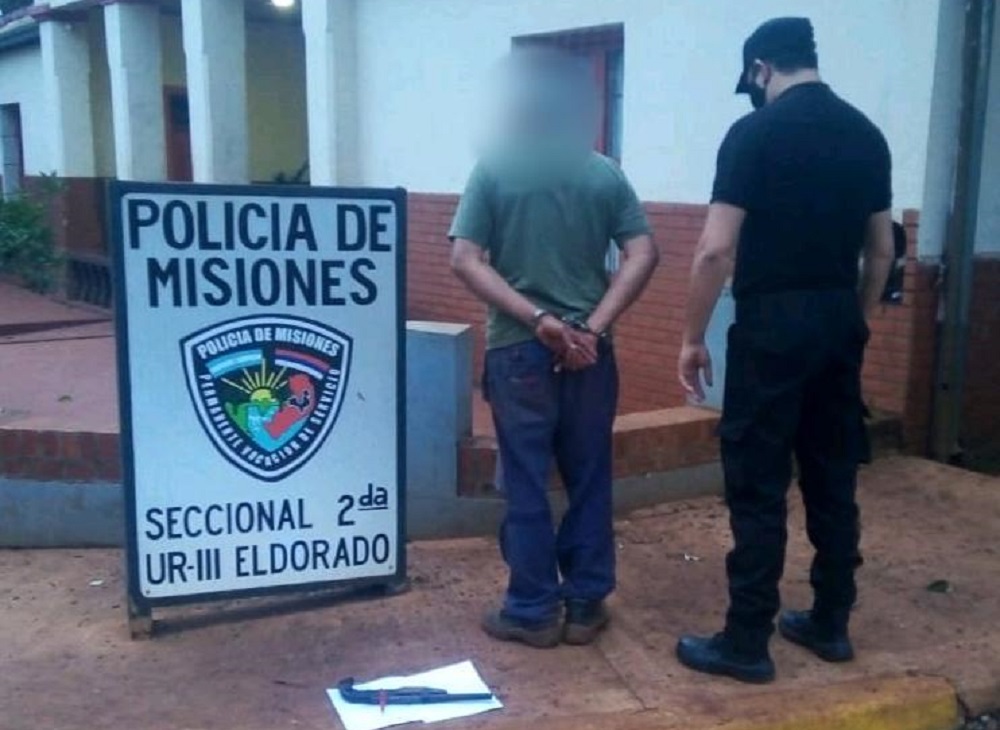 Discutieron entre vecinos, hubo tiros, un herido y otro detenido