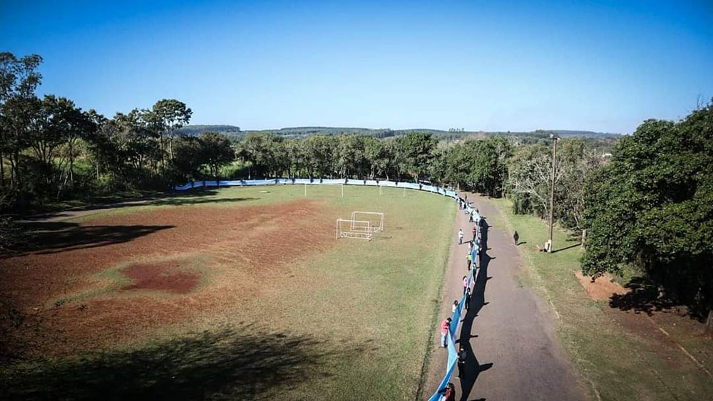 La bandera argentina más larga de Misiones