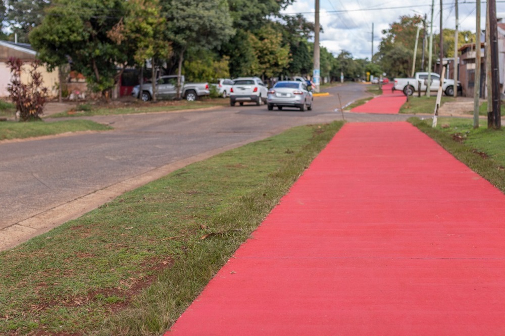 Amplían la red de bicisendas en avenidas posadeñas